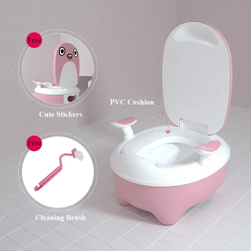 Portable Cartoon Penguin Baby Potty Training Seat For Travel - ToylandEU