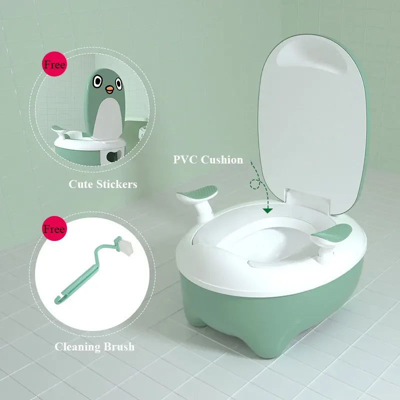 Portable Cartoon Penguin Baby Potty Training Seat For Travel - ToylandEU