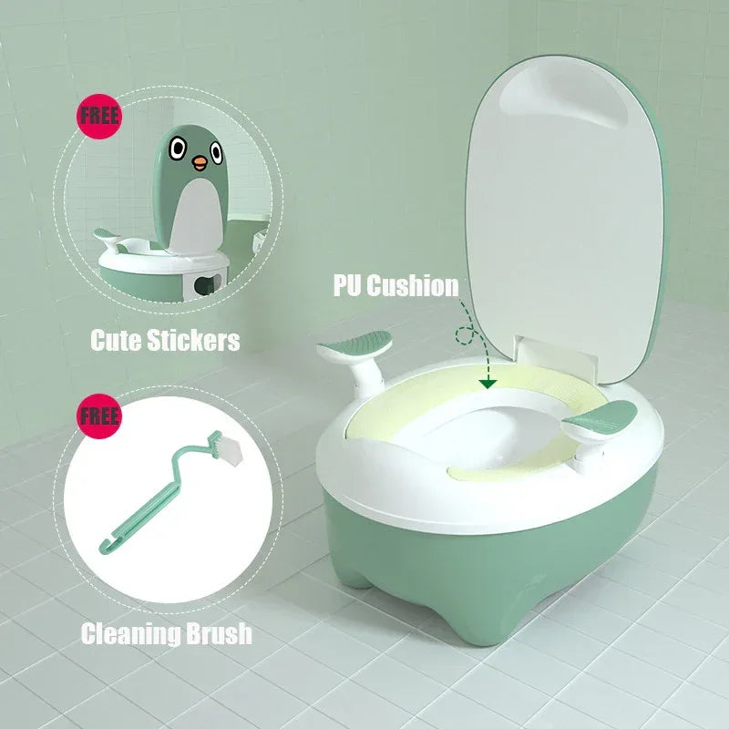 Portable Cartoon Penguin Baby Potty Training Seat For Travel - ToylandEU
