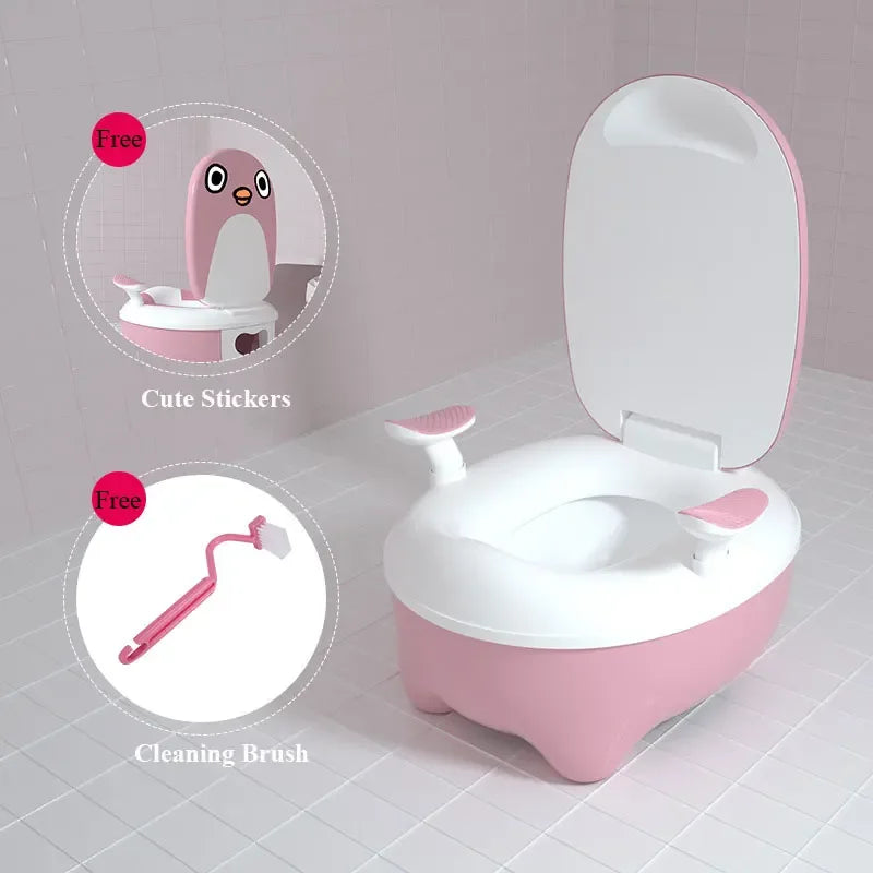 Portable Cartoon Penguin Baby Potty Training Seat For Travel - ToylandEU