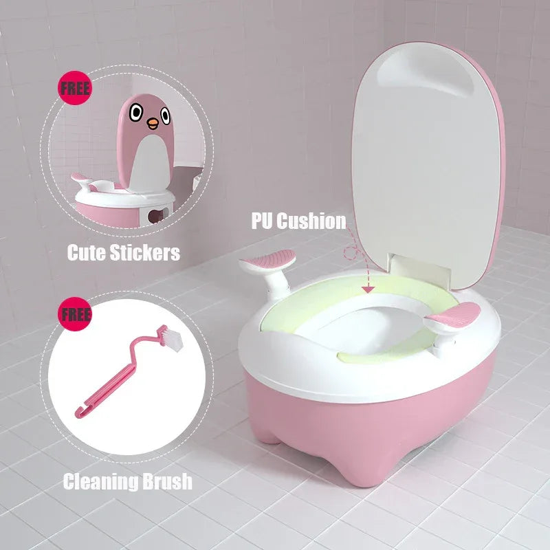 Portable Cartoon Penguin Baby Potty Training Seat For Travel - ToylandEU