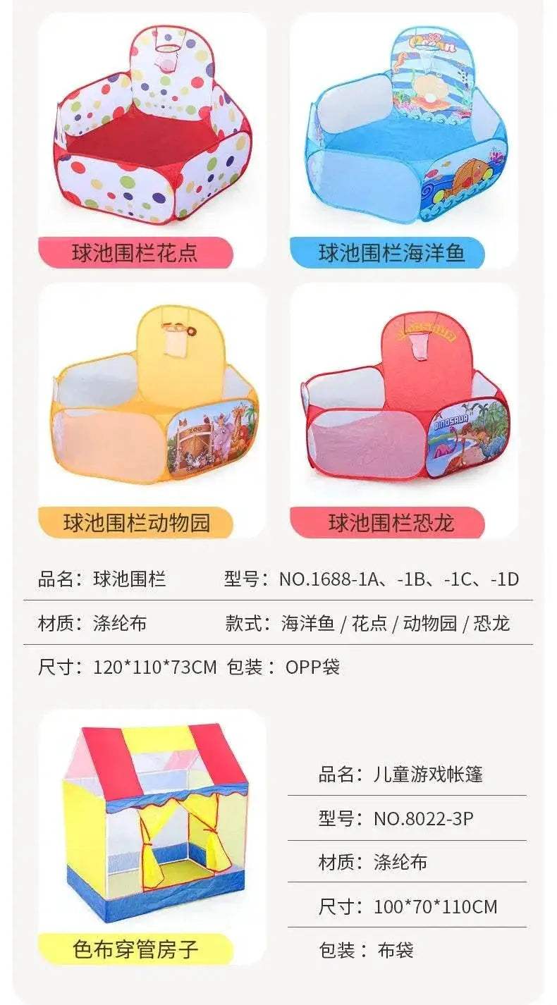 Portable Children Kids Play Tents Outdoor Garden Folding Baby Toy Tent - ToylandEU