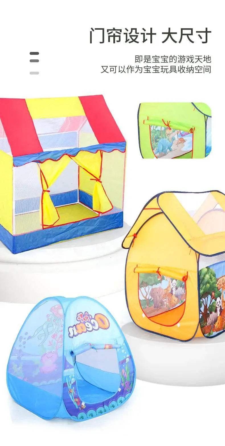 Portable Children Kids Play Tents Outdoor Garden Folding Baby Toy Tent - ToylandEU
