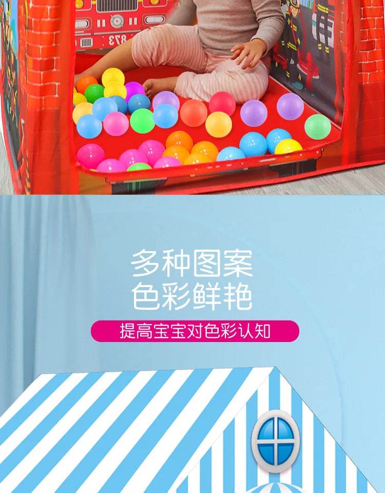 Portable Children's Tent Indoor Ball Pool Play House Toys - ToylandEU
