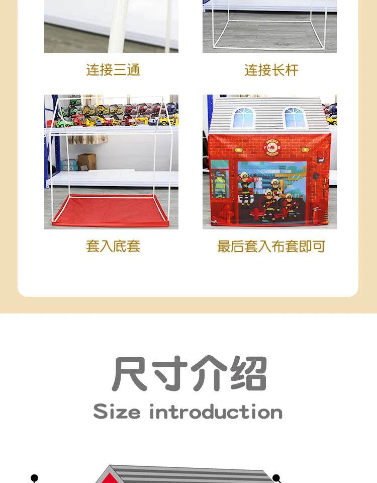 Portable Children's Tent Indoor Ball Pool Play House Toys - ToylandEU