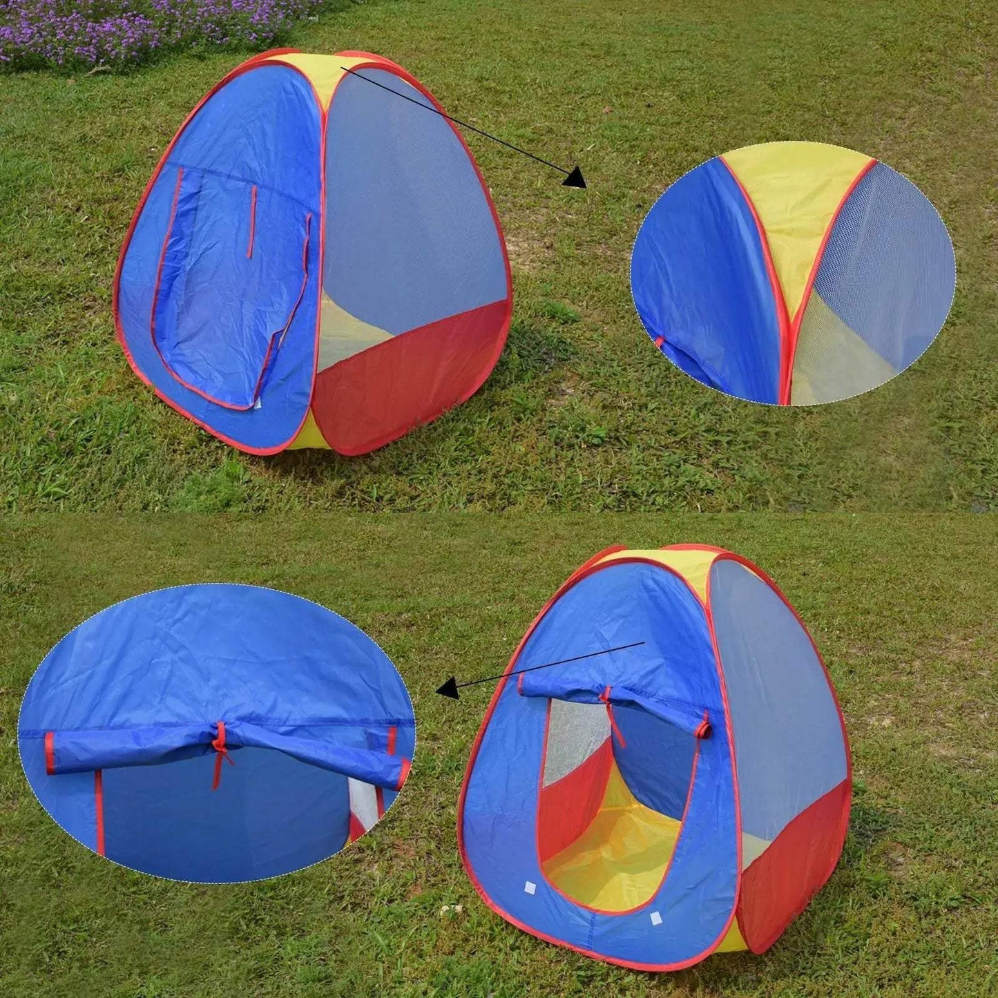  Cozy Foldable Portable Tent Castle Dollhouse Toyland EU -  ToylandEU™