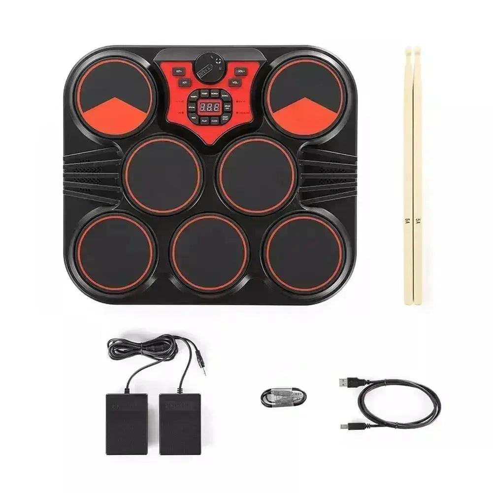  Portable Desktop Electronic Drum Pad With Headphones -  ToylandEU™
