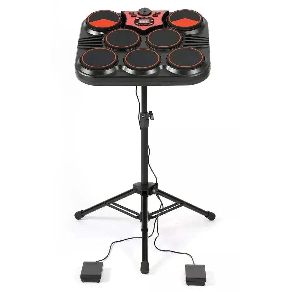 Portable Desktop Electronic Drum Pad With Headphones For Beginners - ToylandEU