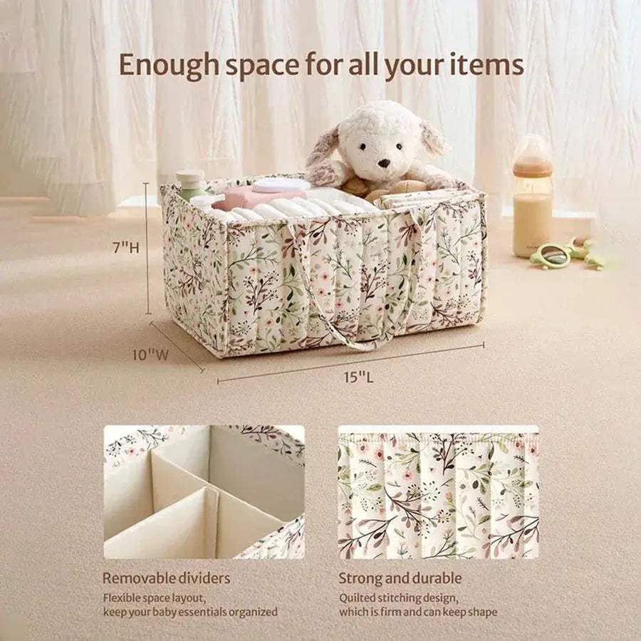 Portable Diaper Organizer Bag With High Capacity Storage - ToylandEU