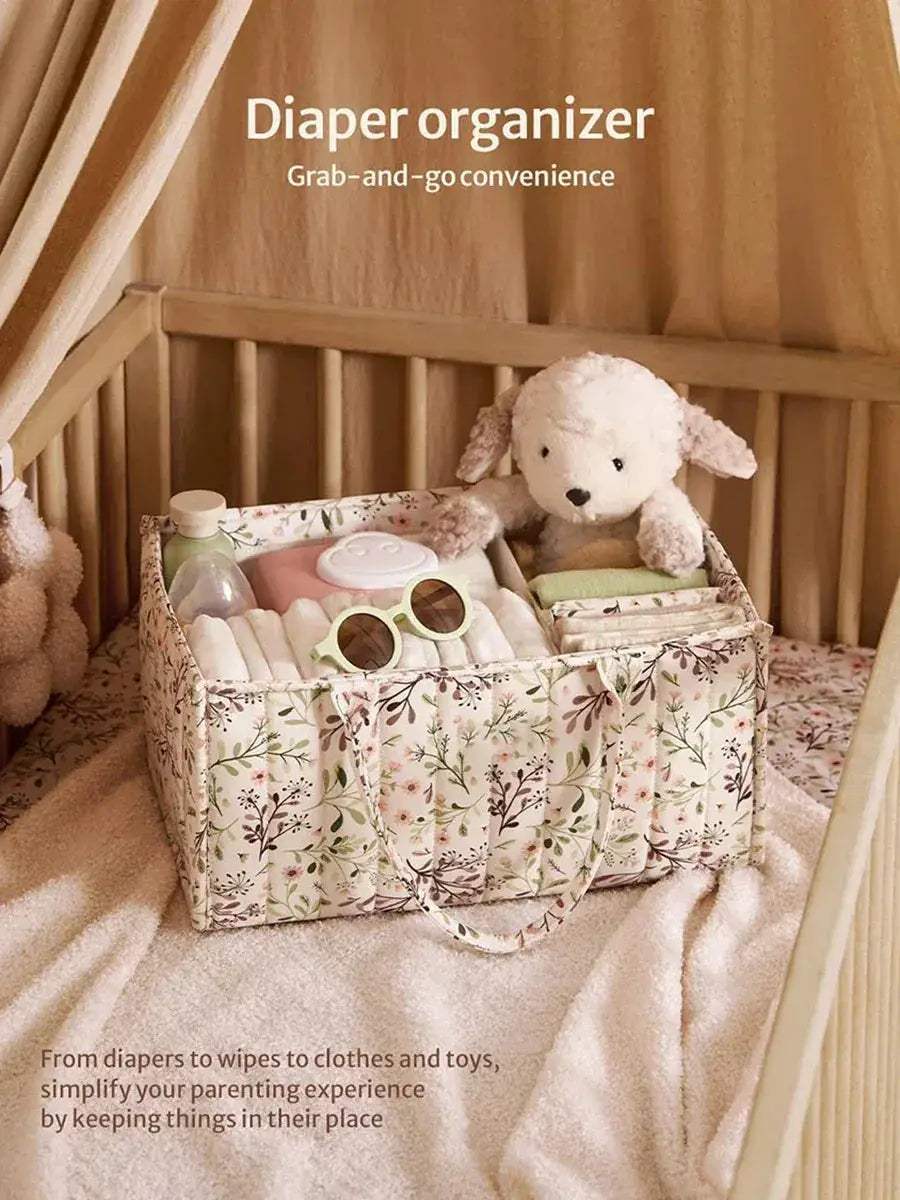 Portable Diaper Organizer Bag With High Capacity Storage - ToylandEU