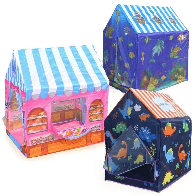 Portable Doll House Tent Folding Princess Castle For Kids - ToylandEU
