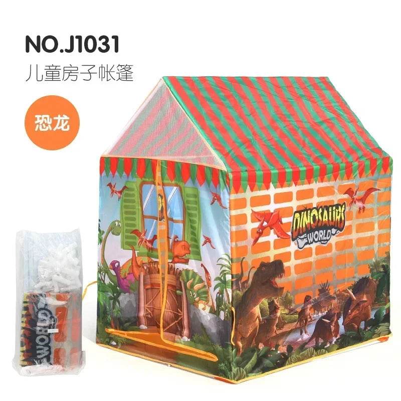 Portable Doll House Tent Folding Princess Castle For Kids - ToylandEU