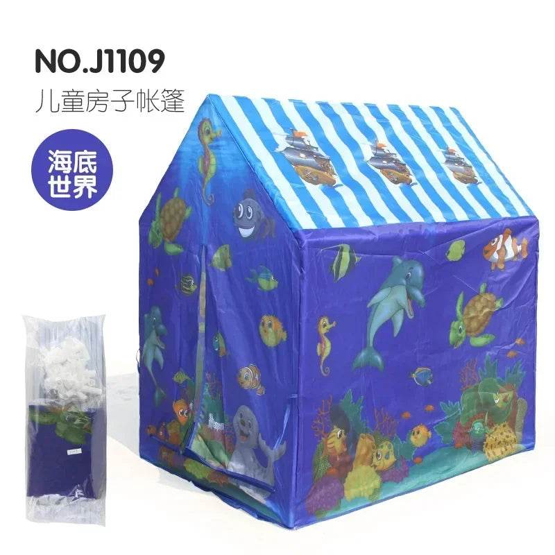 Portable Doll House Tent Folding Princess Castle For Kids - ToylandEU