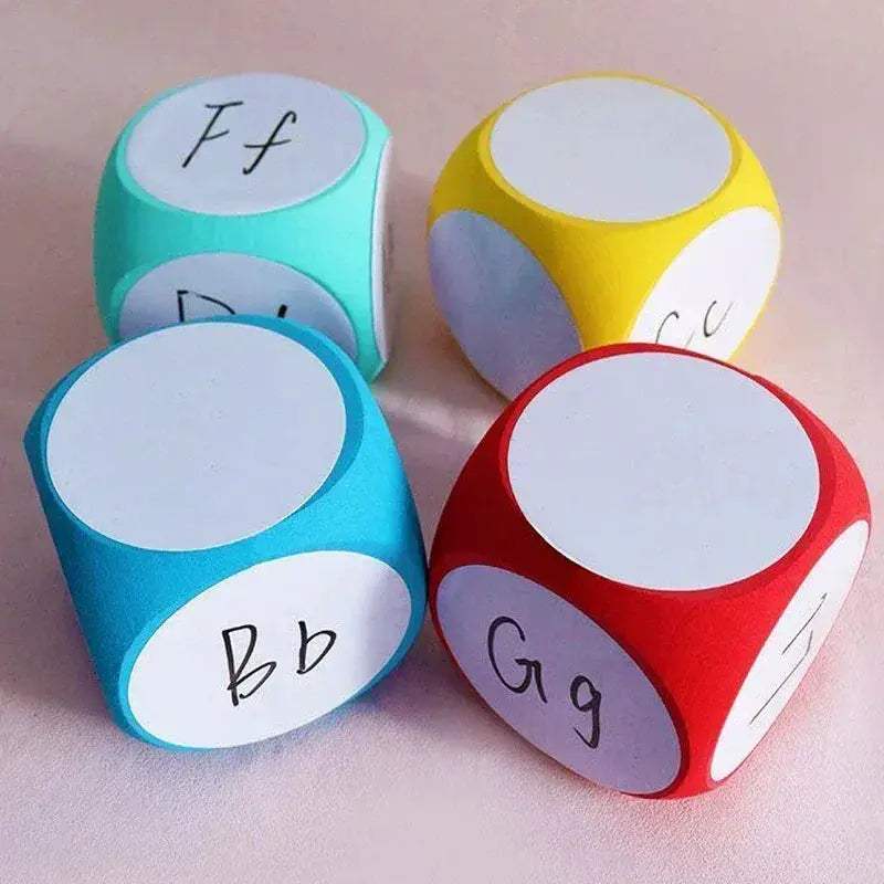 Portable Dry Erase Blank Dice For Classroom Teaching Activities - ToylandEU