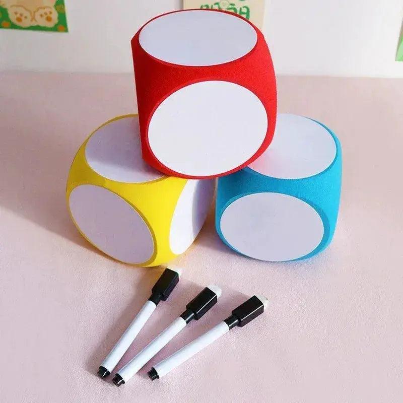  Portable Dry Erase Blank Dice For Math Activities -  ToylandEU™