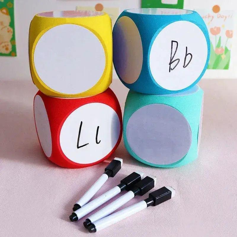  Portable Dry Erase Blank Dice For Math Activities -  ToylandEU™