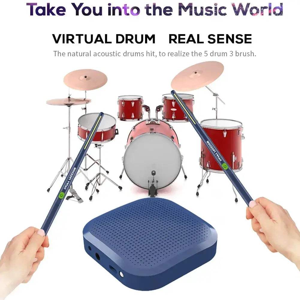 Portable Electronic Air Drum Set With Sticks And Pedals - ToylandEU