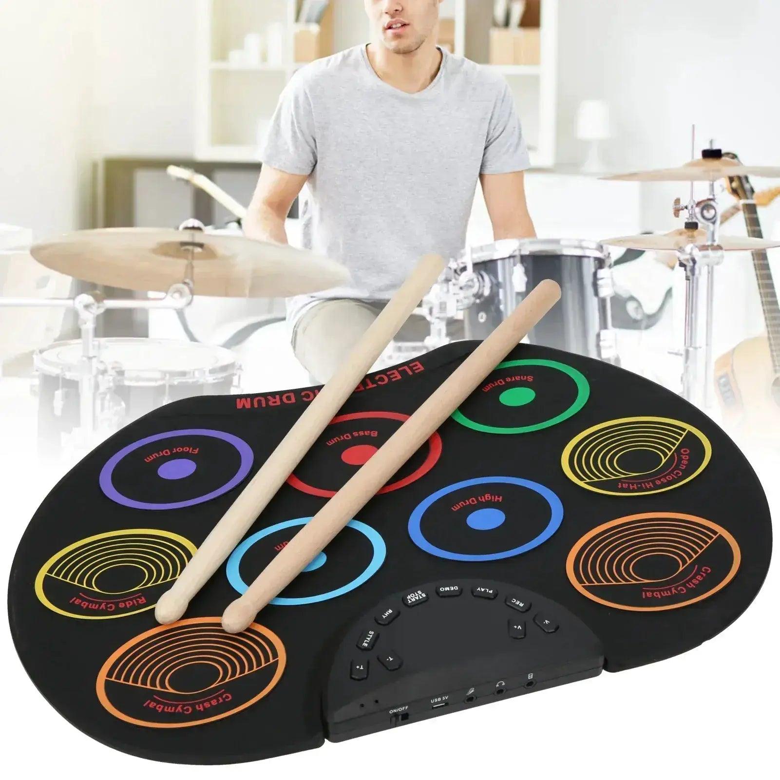  Portable Electronic Drum Pad For Beginners Colorful -  ToylandEU™