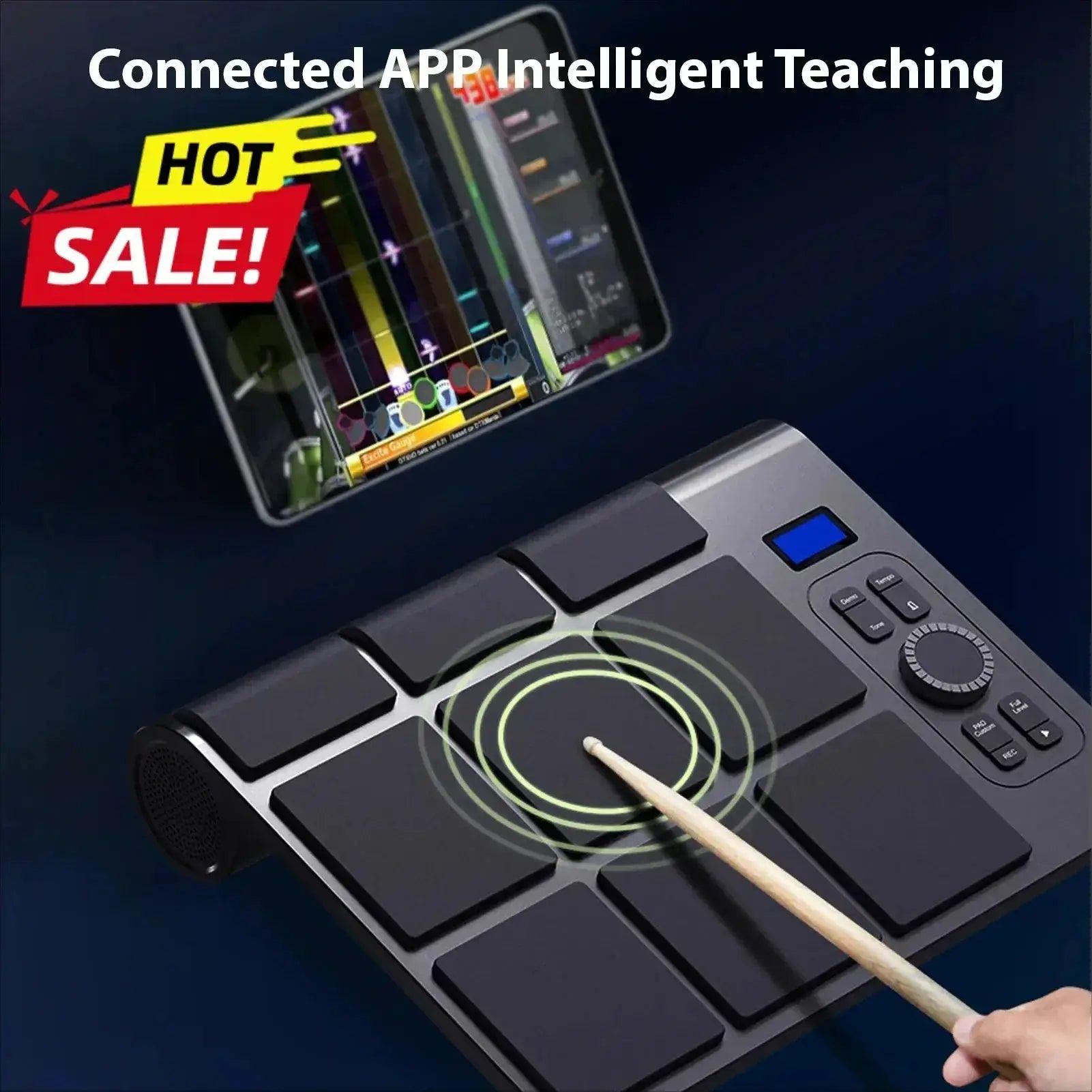  Portable Electronic Drum Set With 9 Pads And Lights -  ToylandEU™