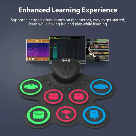  Portable Electronic Drum Set Built In Games -  ToylandEU™