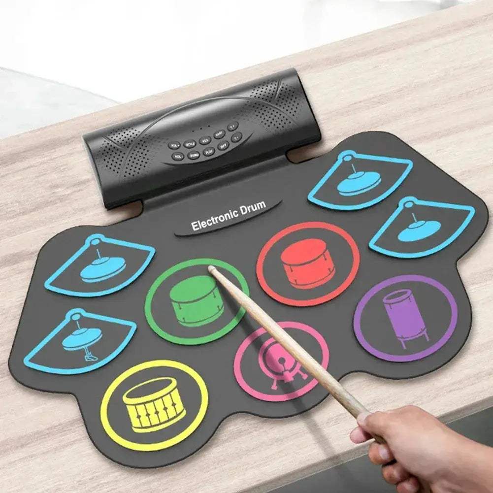 Portable Electronic Drum Set With Sticks And Pedals - ToylandEU