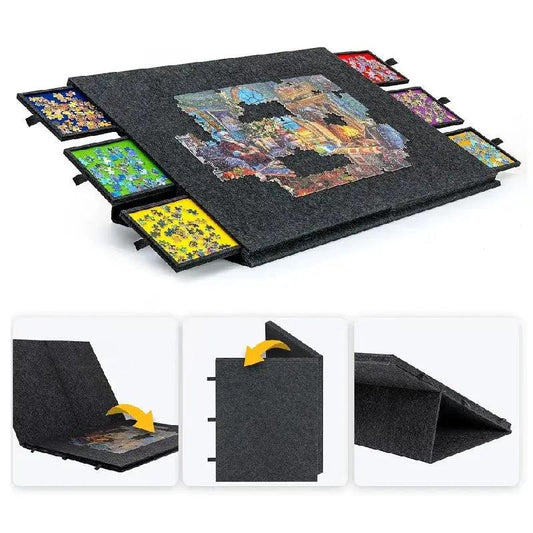  Portable Felt Puzzle Board Foldable 2000 Sorting Table -  ToylandEU™