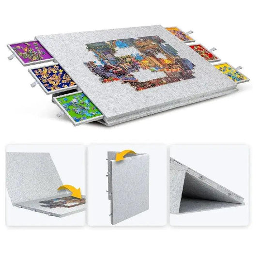  Portable Felt Puzzle Board Foldable 2000 Sorting Table -  ToylandEU™