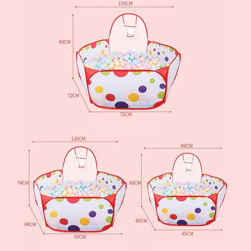 Portable Foldable Play Tent Cartoon Ball Pit For Kids - ToylandEU