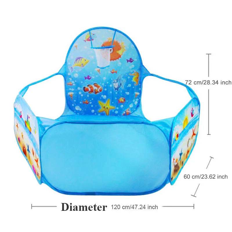 Portable Foldable Play Tent Cartoon Ball Pit For Kids - ToylandEU