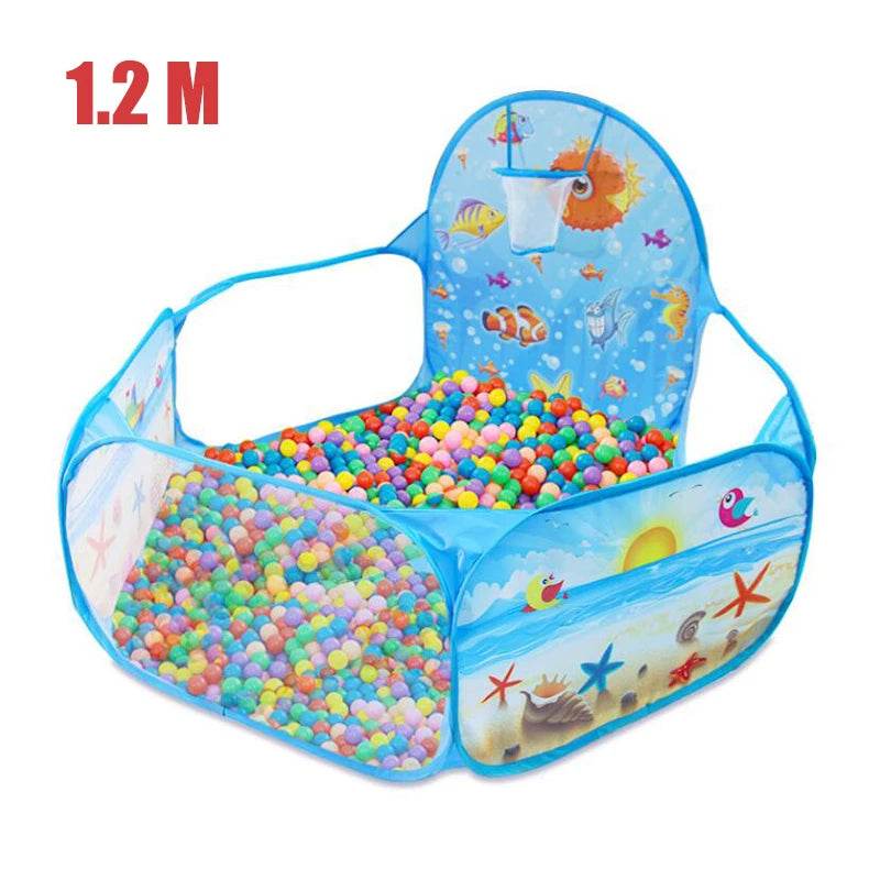 Portable Foldable Play Tent Cartoon Ball Pit For Kids - ToylandEU