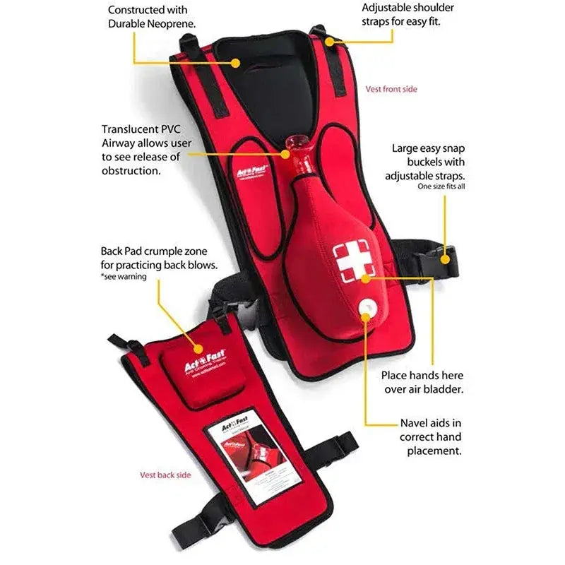 Portable Heimlich Training Vest For CPR And Heart Attack Education - ToylandEU