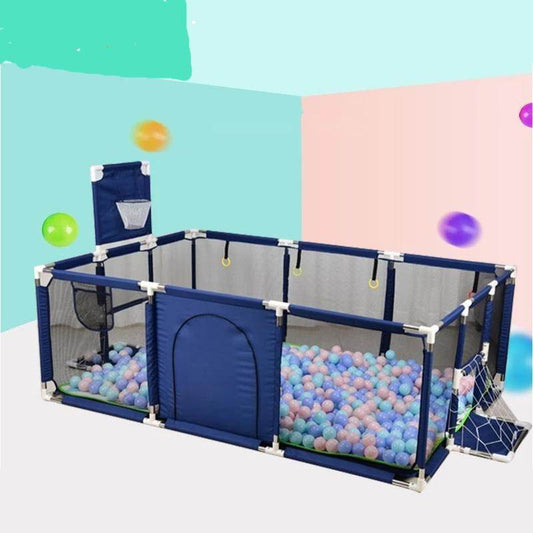 Portable Hexagon Baby Playpen – Safe Mesh Outdoor & Indoor Fun - ToylandEU