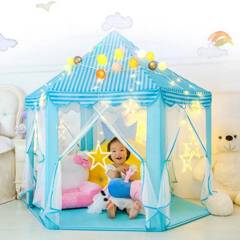 Portable Kids Play Tent Foldable Castle For Kids Outdoors - ToylandEU