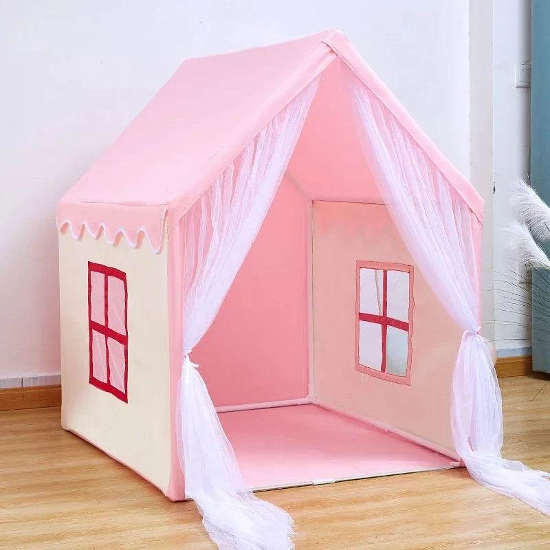Portable Kids Teepee Play House Colorful Pink Blue For Kids - ToylandEU