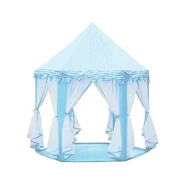 Portable Kids Toy Tipi Tent Princess Pink Girl Castle Play House - ToylandEU