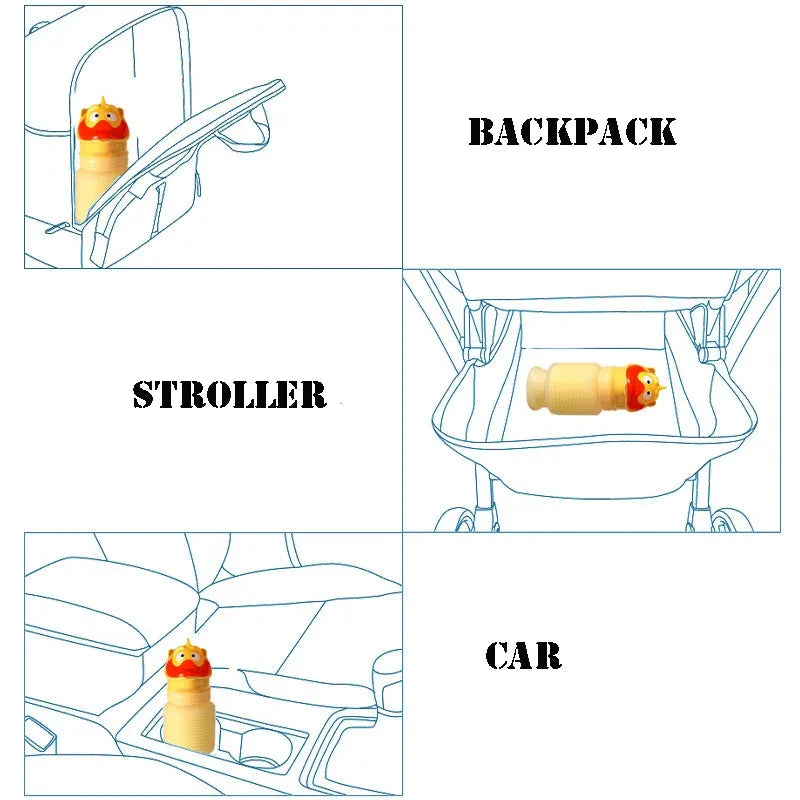 Portable Kids Urinal For Travel Potty Leakproof 600ml - ToylandEU