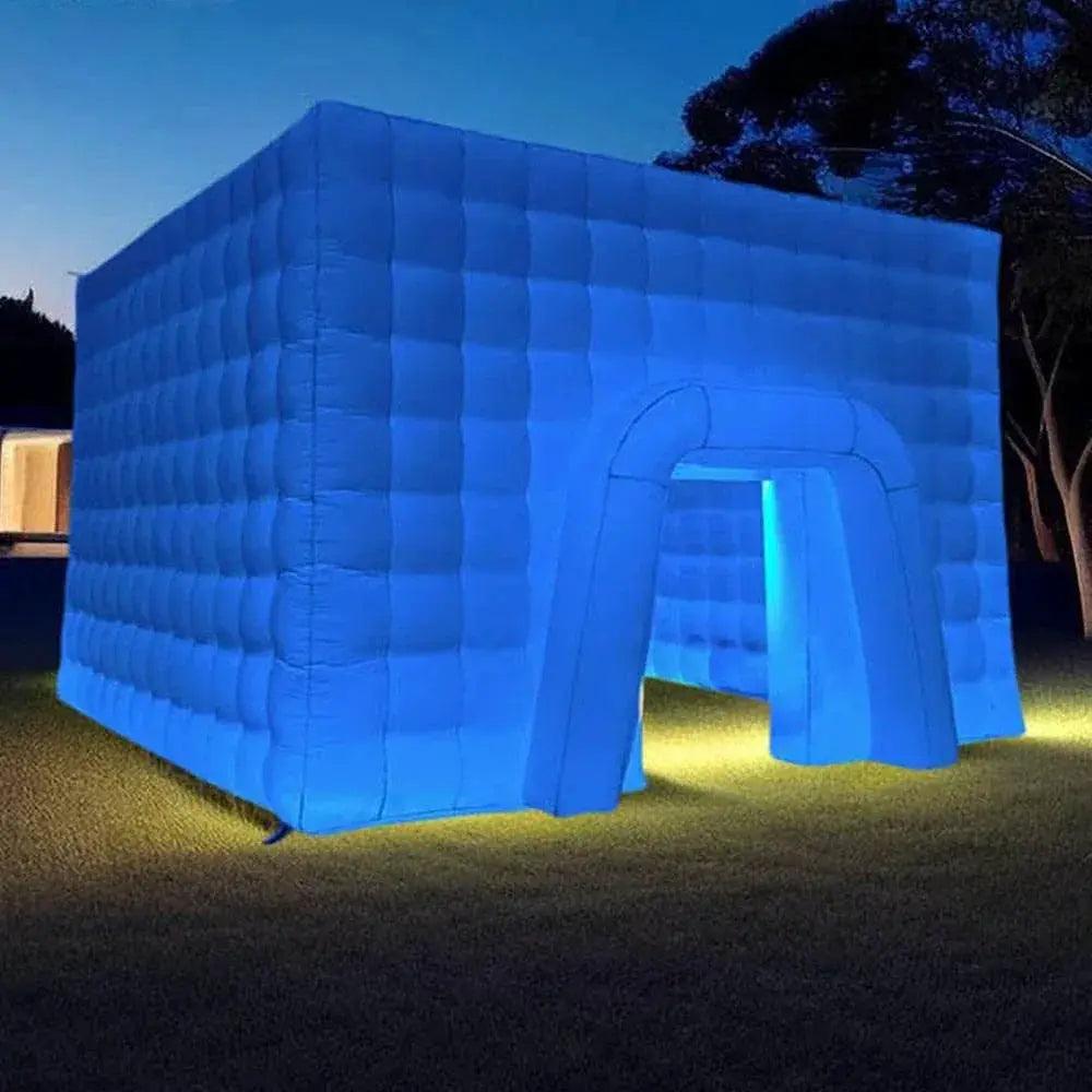  Portable Large LED Inflatable Air Cube Tent House with Blower -  ToylandEU™