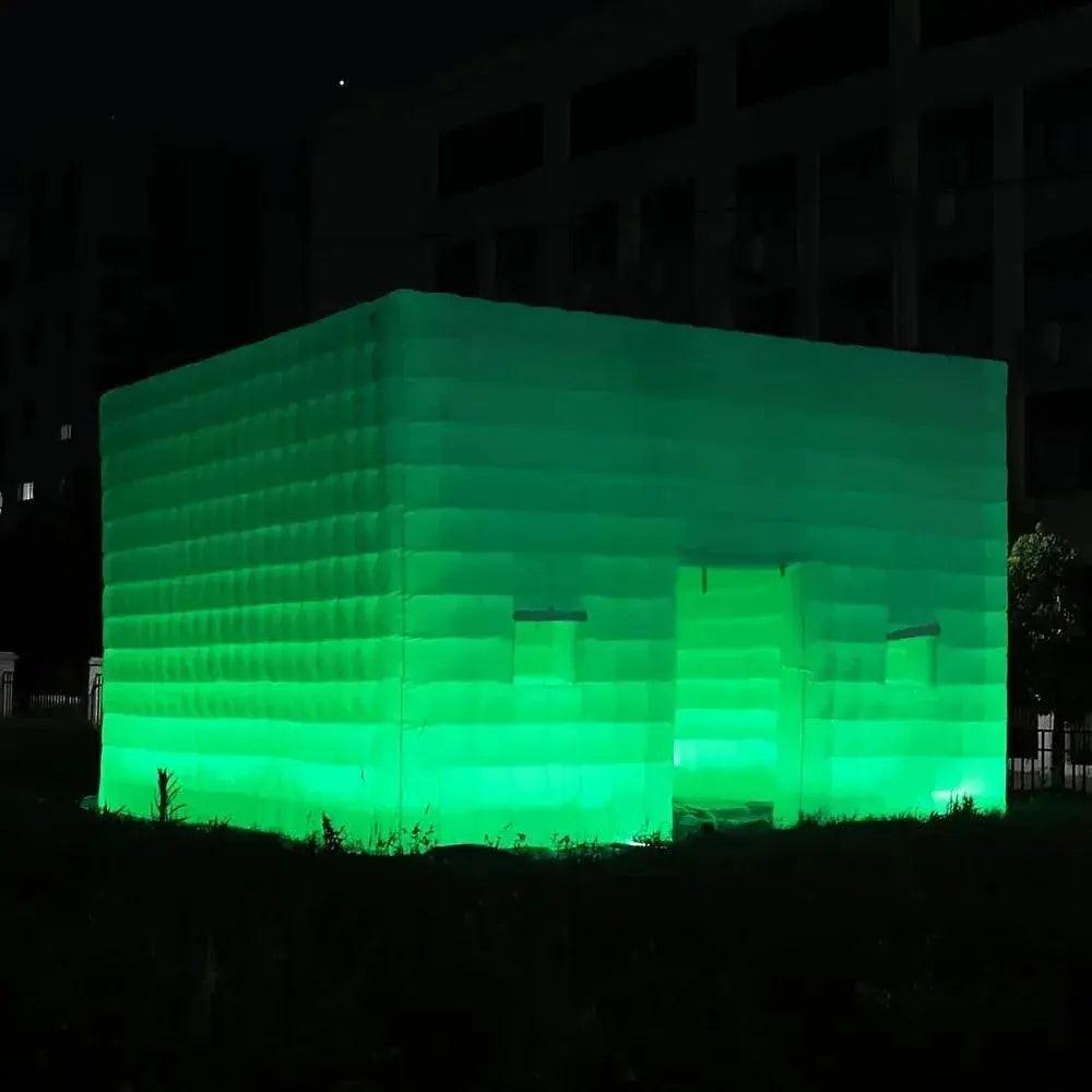  Portable Large LED Inflatable Air Cube Tent House with Blower -  ToylandEU™