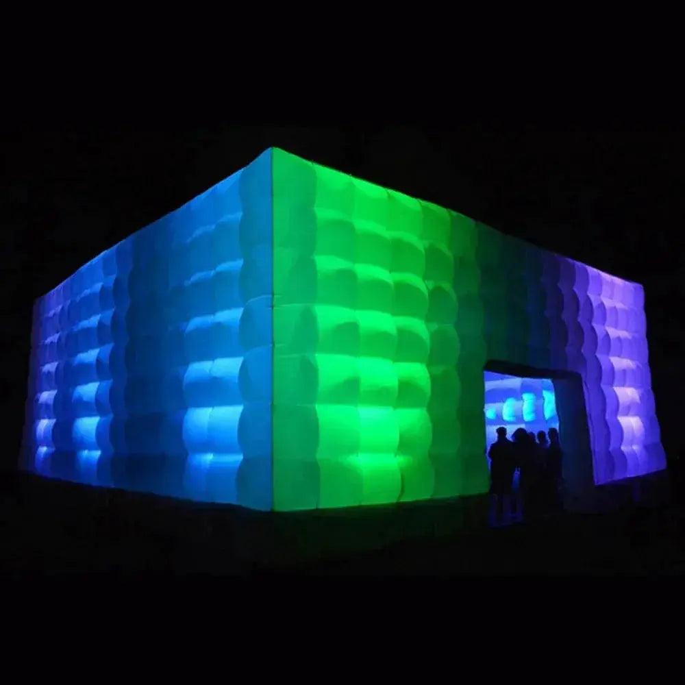  Portable Large LED Inflatable Air Cube Tent House with Blower -  ToylandEU™