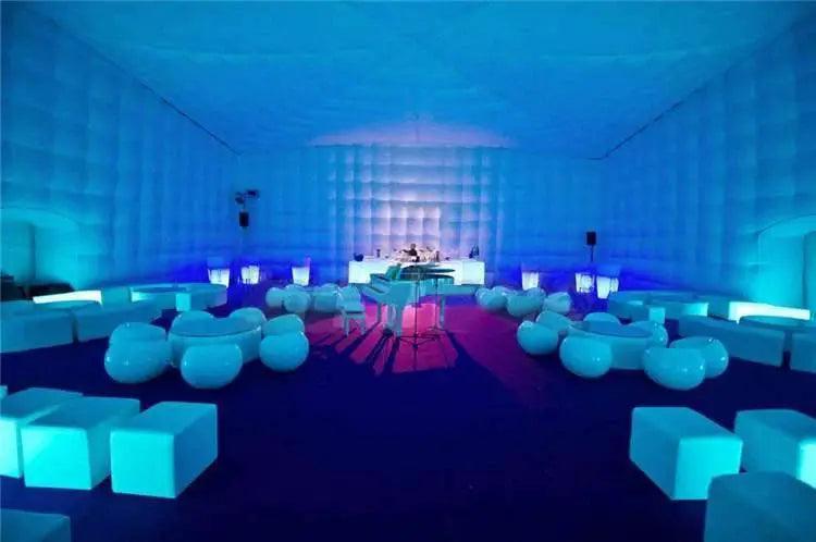  Portable Large LED Inflatable Air Cube Tent House with Blower -  ToylandEU™