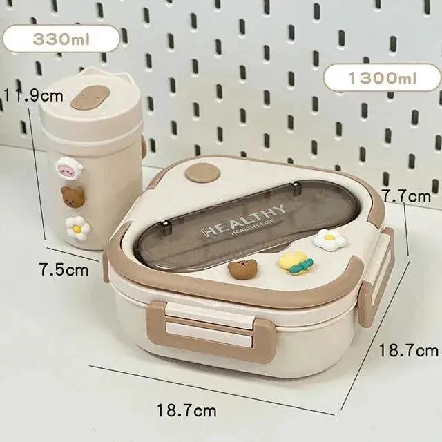  Portable Lunch Box Microwave Safe Cute Design -  ToylandEU™