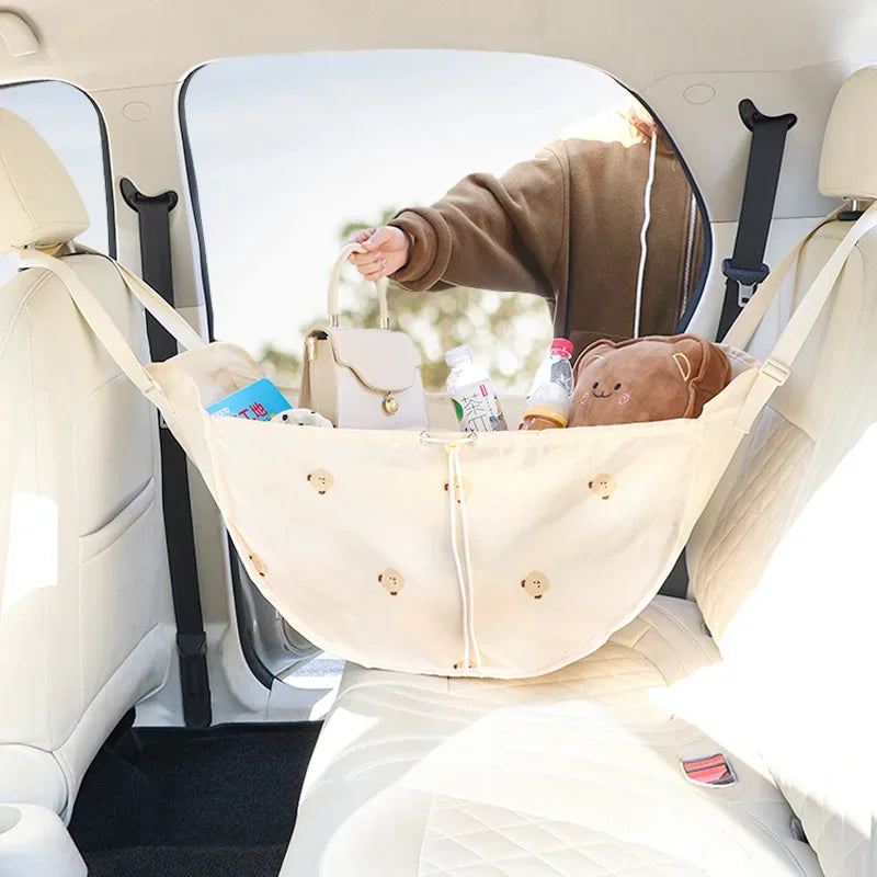 Portable Mommy Bag  Large Capacity Hanging Car Seat Back Storage Bag Stroller Baby Items Organizer String Travel Bag for Mom - ToylandEU