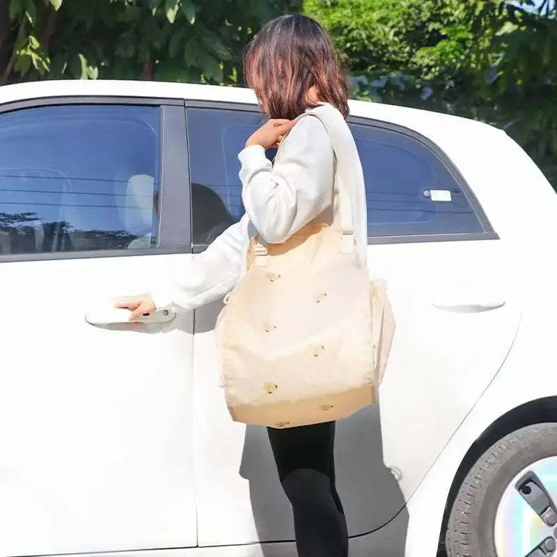 Portable Mommy Bag  Large Capacity Hanging Car Seat Back Storage Bag Stroller Baby Items Organizer String Travel Bag for Mom - ToylandEU