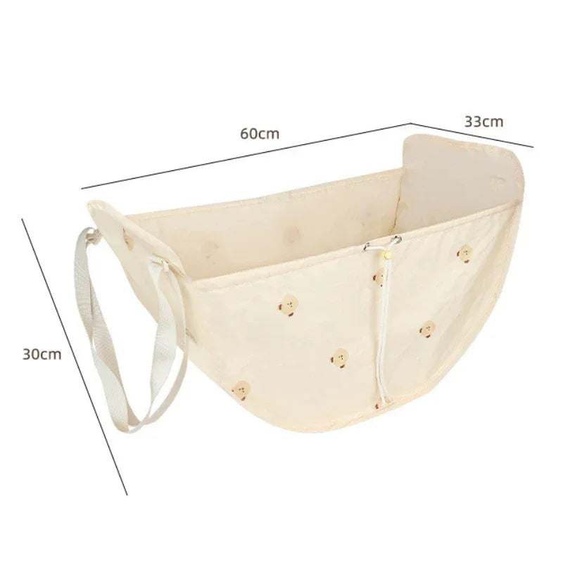 Portable Mommy Bag  Large Capacity Hanging Car Seat Back Storage Bag Stroller Baby Items Organizer String Travel Bag for Mom - ToylandEU