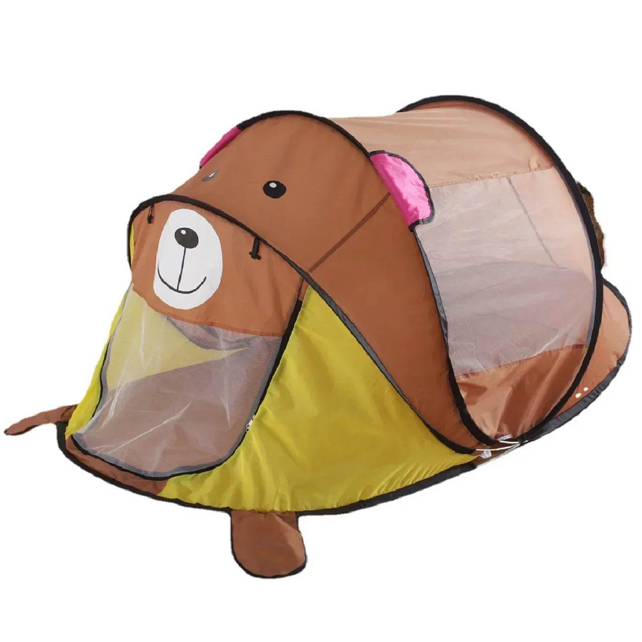 Portable Pop Up Toy Tent With Indoor Net Ball Pit For Kids - ToylandEU