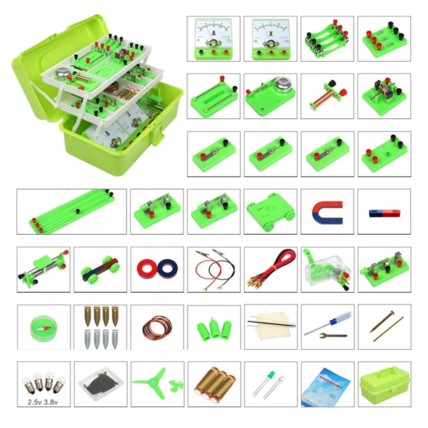 Portable Science Lab Kit For Hands On Electricity Experiments - ToylandEU
