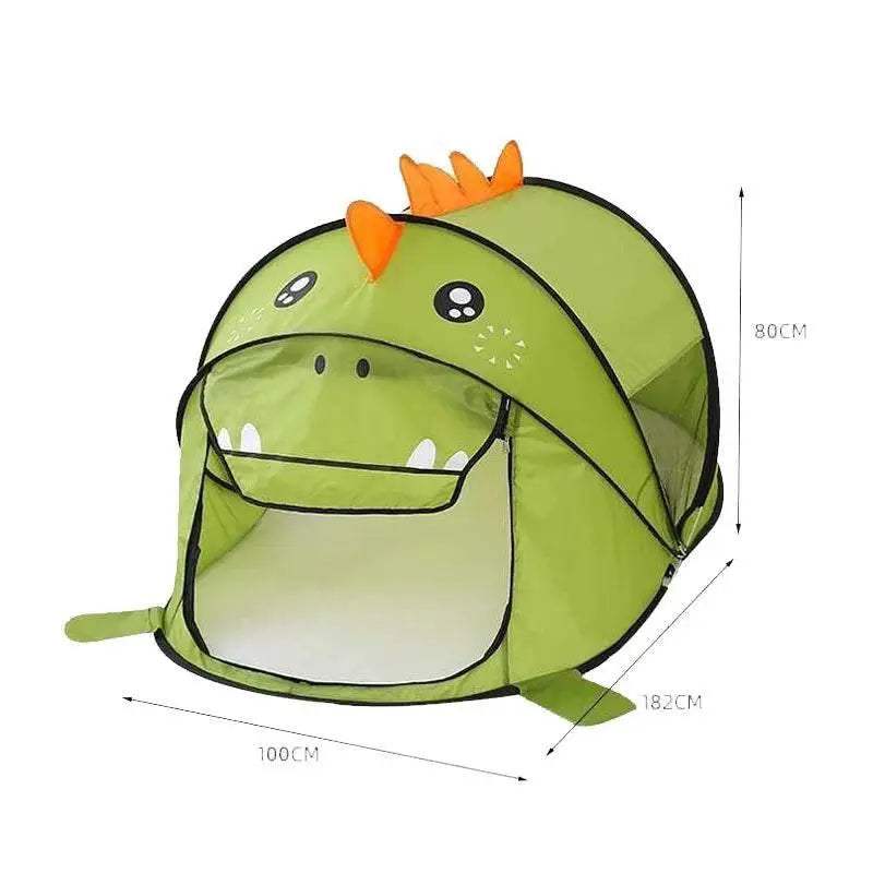 Portable Tiger Kids' Tent Cartoon Animal Play House Indoor Outdoor - ToylandEU