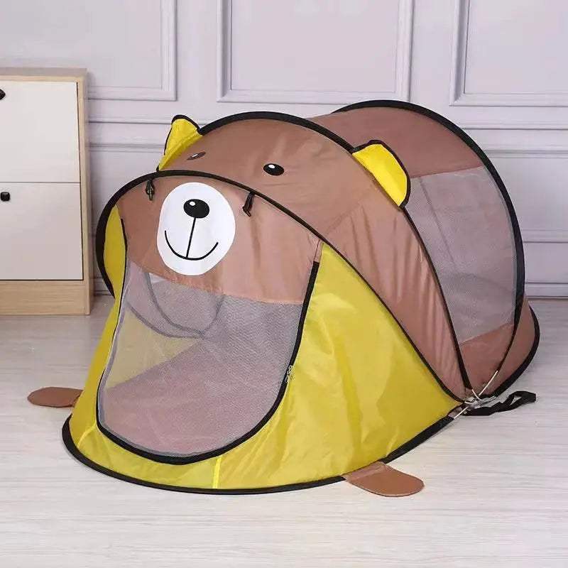 Portable Tiger Kids' Tent Cartoon Animal Play House Indoor Outdoor - ToylandEU