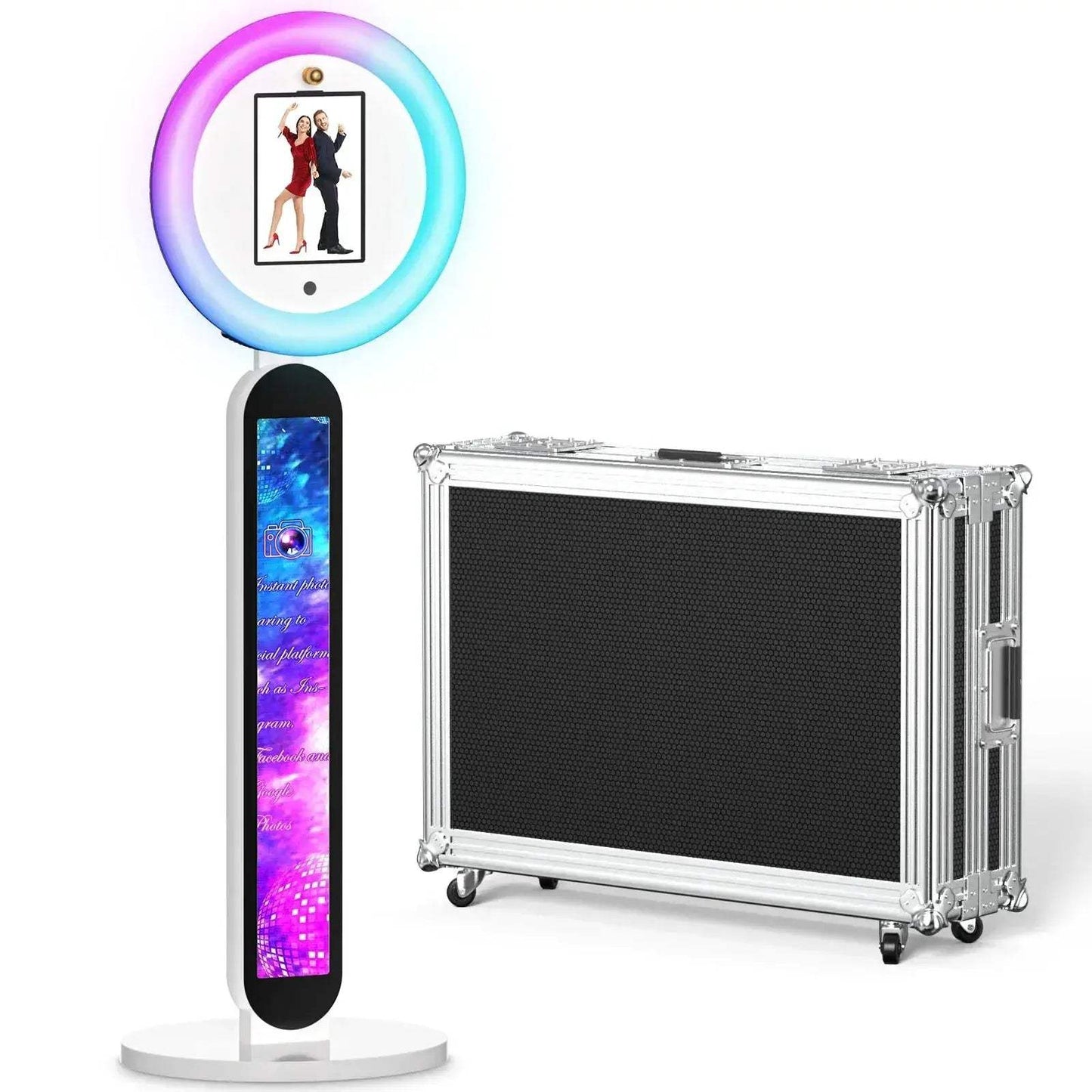 Portable iPad Photo Booth With App Control And RGB Light - ToylandEU