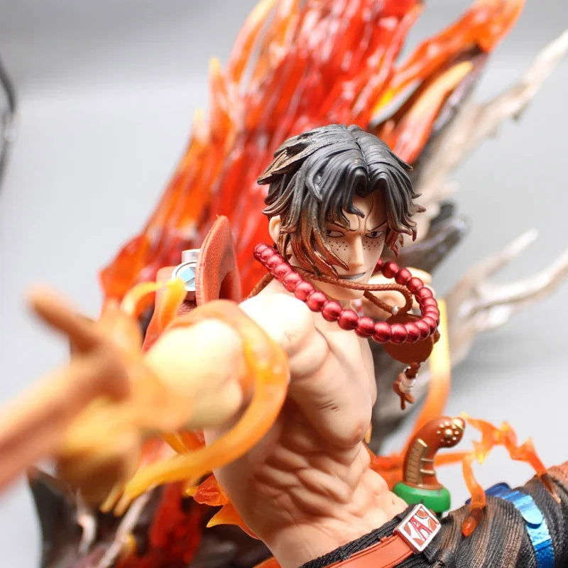  Portgas Ace Figure One Piece PVC Statue 48cm 
